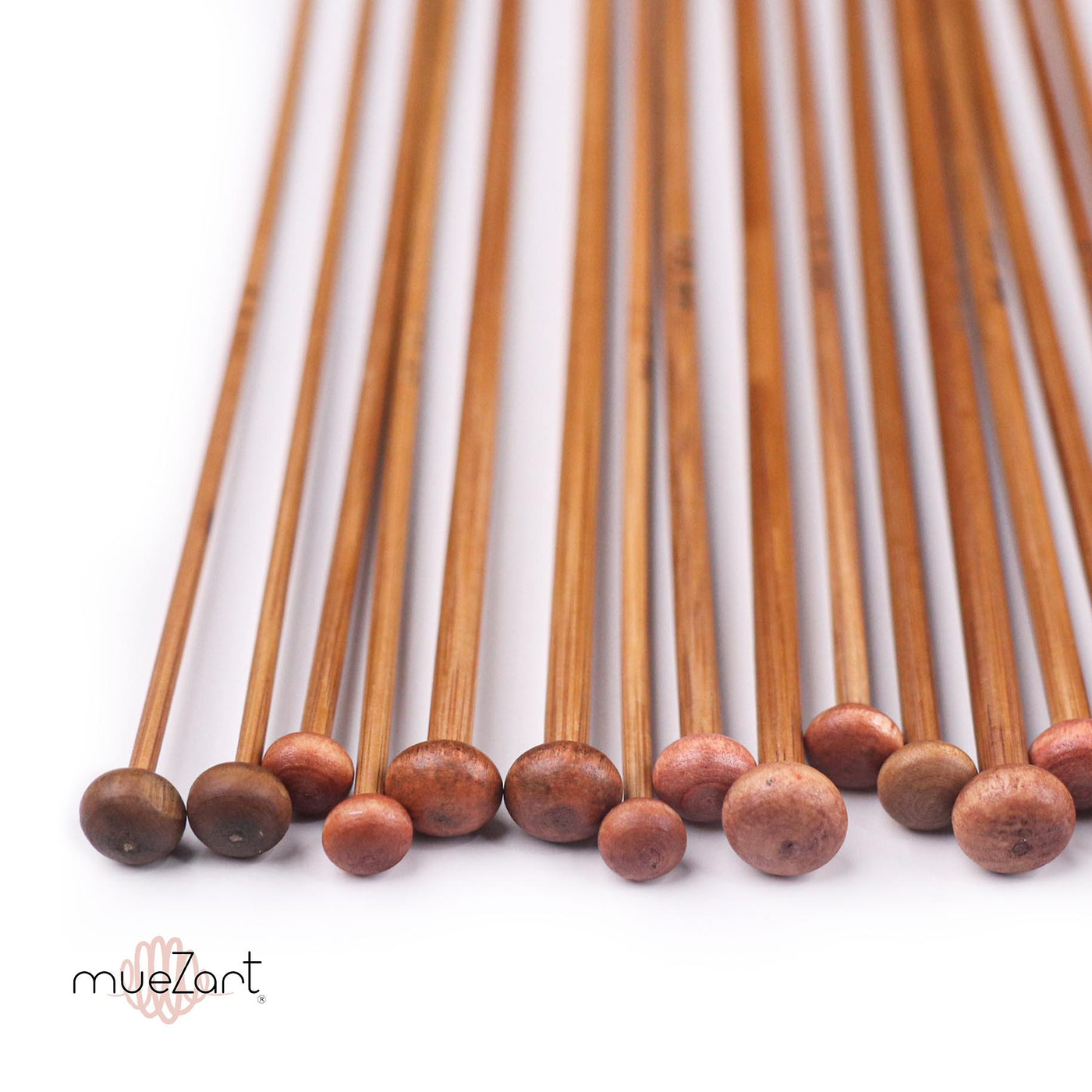 Knitting needle set made of bamboo - 11 sizes - Lady Dee´s Traumgarne Export